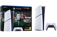 PlayStation 5 Slim digital console bundle with box and matching white controller