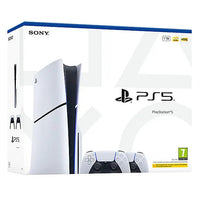 PlayStation 5 Slim console retail bundle box with 1TB and HDR shown