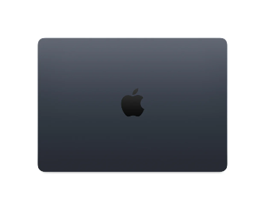 13-inch MacBook Air, Midnight back with Apple logo