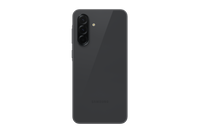 Galaxy A36 5G phone, black back view with triple camera module