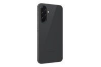 Galaxy A36 5G phone, black back angled view with camera array