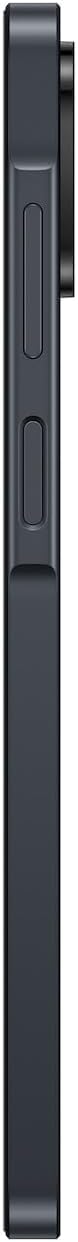 Galaxy A07 side view, dark edge with side buttons and port cutouts