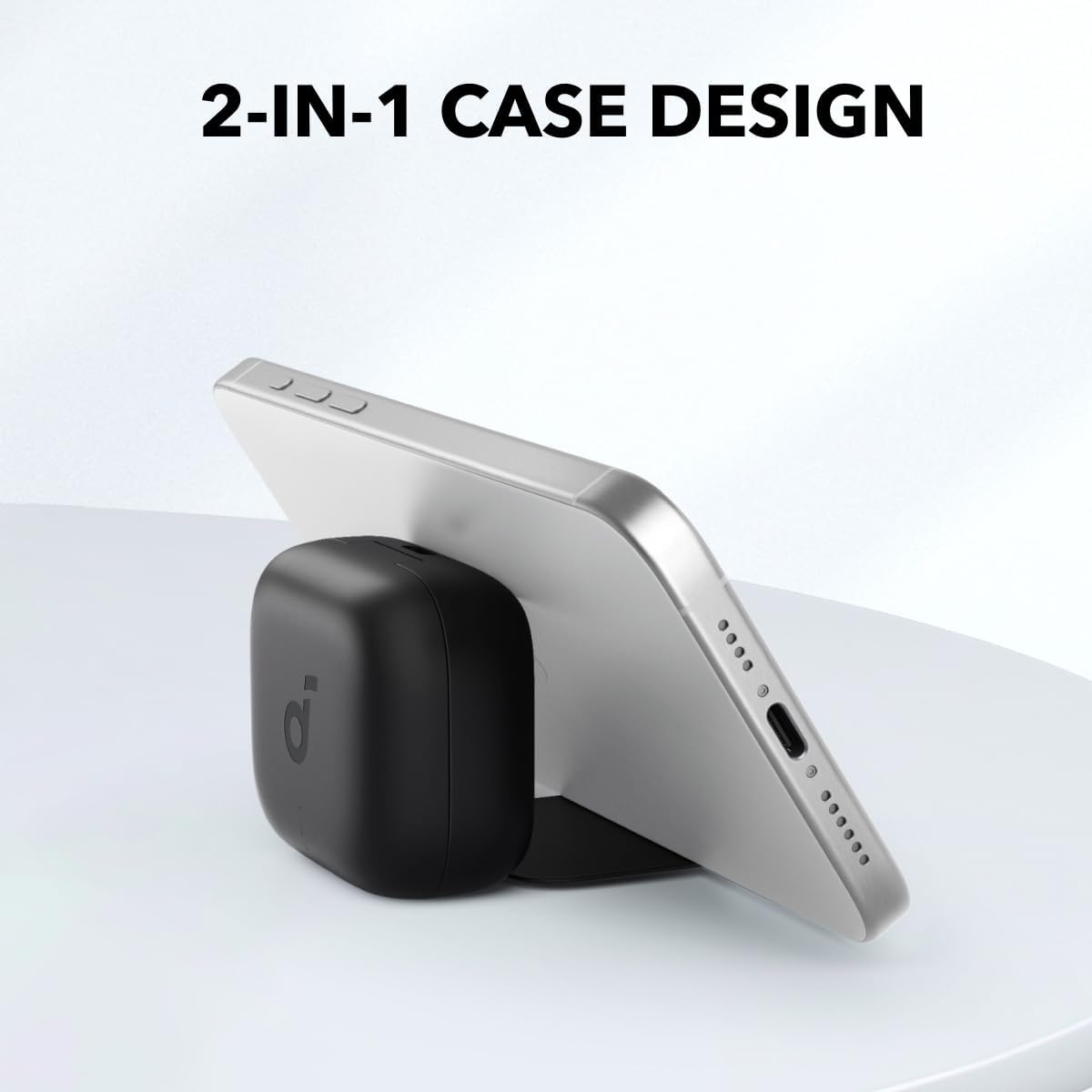 Soundcore By Anker R50i NC True Wireless Earbuds 10mm Drivers with Big Bass, Bluetooth 5.3, 45H Playtime, IP54, AI Clear Calls with 4 Mics, 22 Preset EQs via App-Black, 18 Months Warranty