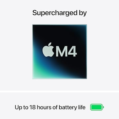 MacBook Air 13-inch M4 graphic and up to 18 hours of battery life
