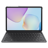 MatePad 11.5 PaperMatte tablet with laptop-style keyboard, front view in dark gray