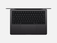 Apple MacBook Pro 16-inch M4 Pro – Space Black – keyboard top view
