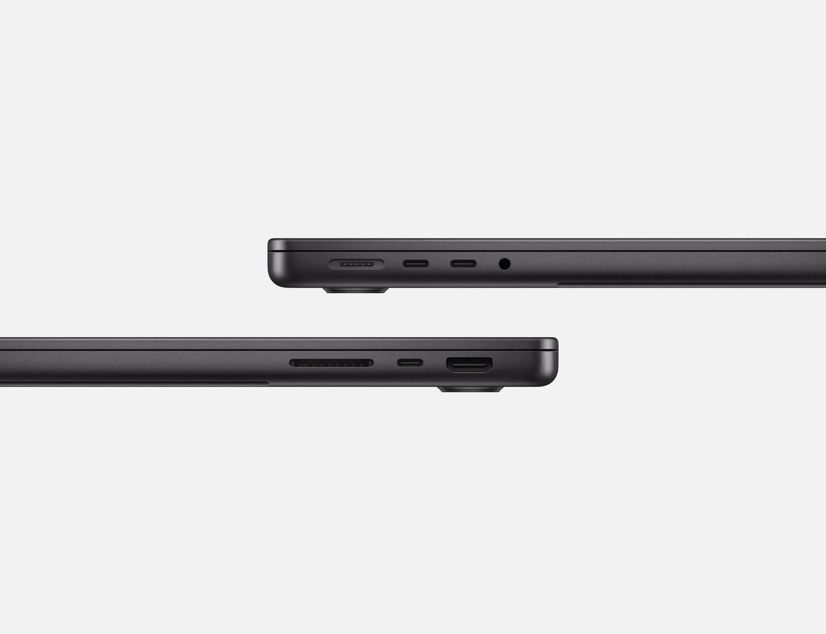لابتوب ابل ماك بوك برو 14 انش M4 Pro سبيس بلاك - المداخل