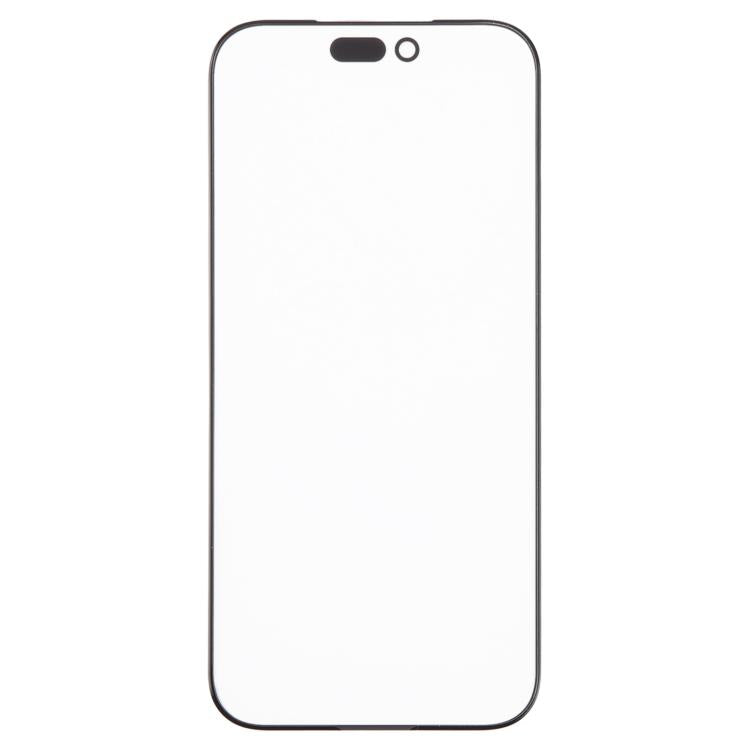 iPhone 17 Pro Max screen glass replacement, clear front glass with camera and speaker cutouts