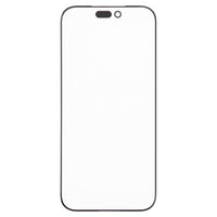 iPhone 17 Pro Max screen glass replacement, clear front glass with camera and speaker cutouts