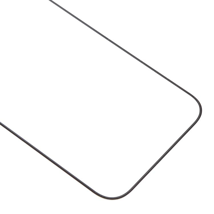 iPhone 17 Pro Max screen glass replacement, rounded corner edge close-up