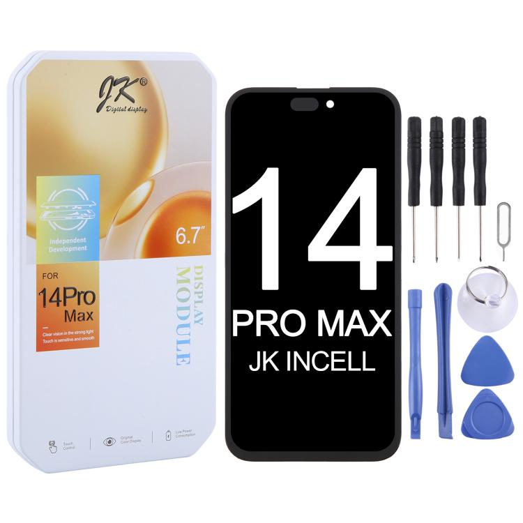 iPhone 14 Pro Max screen replacement kit, JK In-Cell display with tools