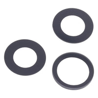 Camera lens gasket rings, dark navy rubber, four-piece set