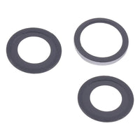 Camera lens gasket rings, dark blue rubber, four round openings