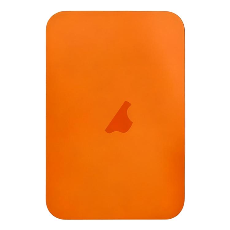 Orange iPhone 17 Pro Max back glass replacement with Apple logo cutout
