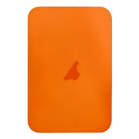 Orange iPhone 17 Pro Max back glass replacement with Apple logo cutout