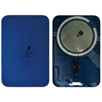 Blue back glass replacement for iPhone 17 Pro Max with MagSafe magnet and frame