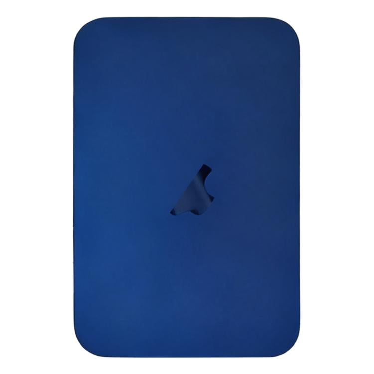Blue iPhone 17 Pro Max back glass replacement with Apple logo cutout