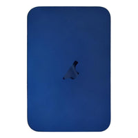 Blue iPhone 17 Pro Max back glass replacement with Apple logo cutout