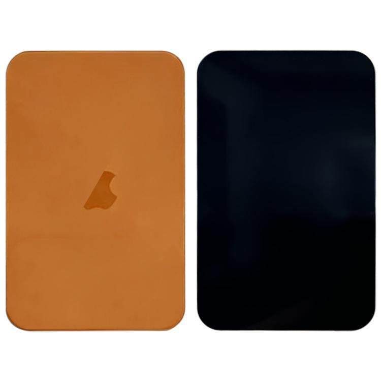 Back glass replacement panels for iPhone 17 Pro, orange and dark black