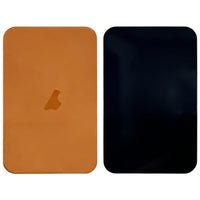 Back glass replacement panels for iPhone 17 Pro, orange and dark black