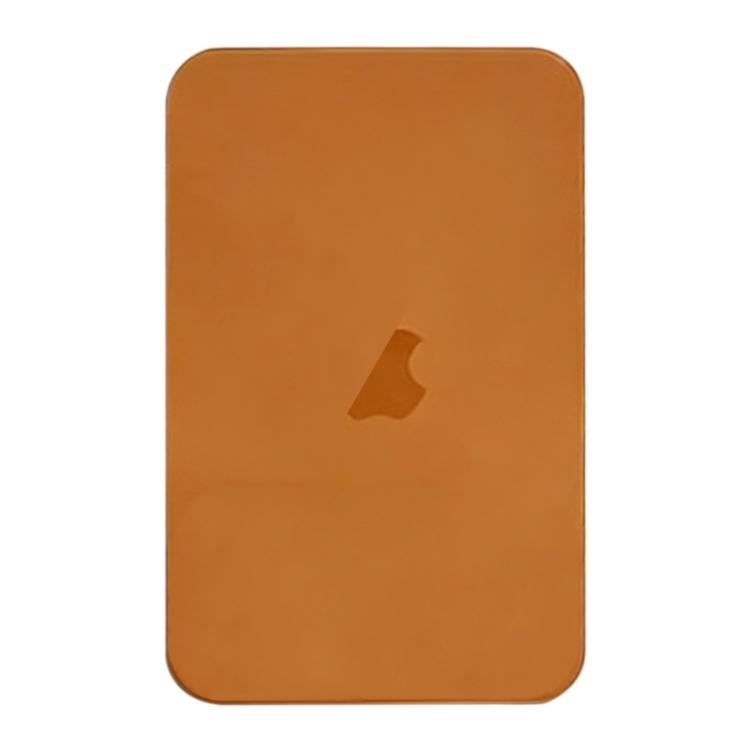 Back glass replacement for iPhone 17 Pro, orange panel with Apple logo