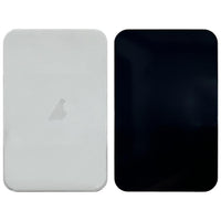Back glass replacement panels for iPhone 17 Pro, silver/gray and dark black