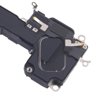iPhone 17 Pro Max speaker replacement module with black cover and metal terminals
