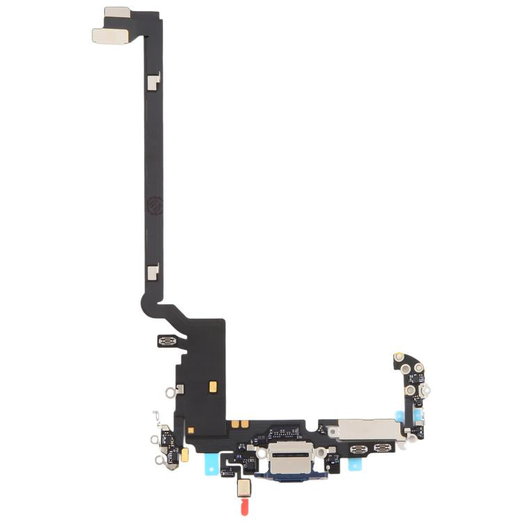 Charging flex cable replacement with charging port flex and antenna contact pads