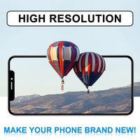iPhone 17 Pro Max screen replacement showing high-resolution display on phone