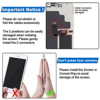 iPhone 17 Pro Max replacement screen flex cable connectors