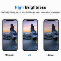iPhone 17 Pro Max screen replacement display showing a beach landscape photo
