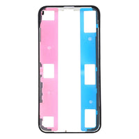 iPhone X screen frame replacement: black bezel with blue right and pink left cutouts
