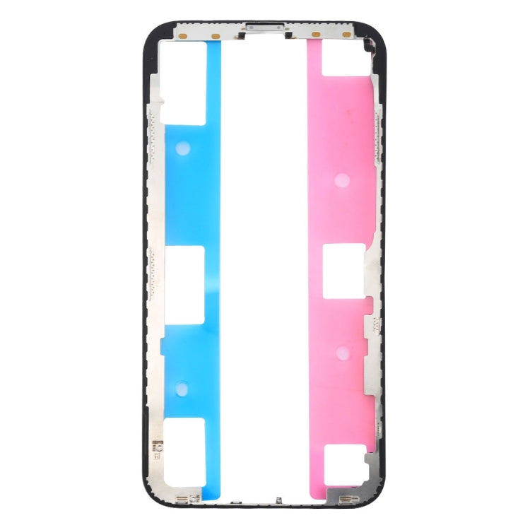 iPhone X screen frame replacement with internal openings and black outer frame