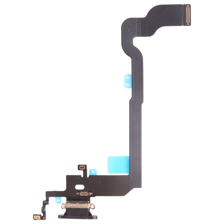 iPhone X charging port replacement flex cable with connector and dock assembly