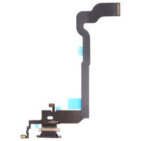 iPhone X charging port replacement flex cable with connector and dock assembly