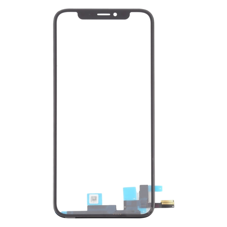iPhone X touch panel replacement front screen assembly with bottom flex ribbon