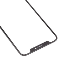 iPhone X touch panel replacement outer glass frame, angled corner view