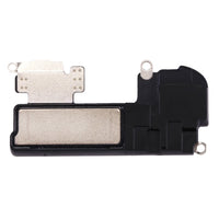 iPhone X earpiece speaker replacement, side view with silver speaker pad