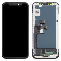 iPhone X JK InCell LCD screen panel with exposed front frame and connectors