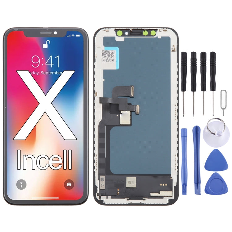 iPhone X InCell screen replacement with display assembly and repair tools
