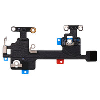 iPhone X WiFi flex cable replacement, dark flex with circuit board details and mounting tabs