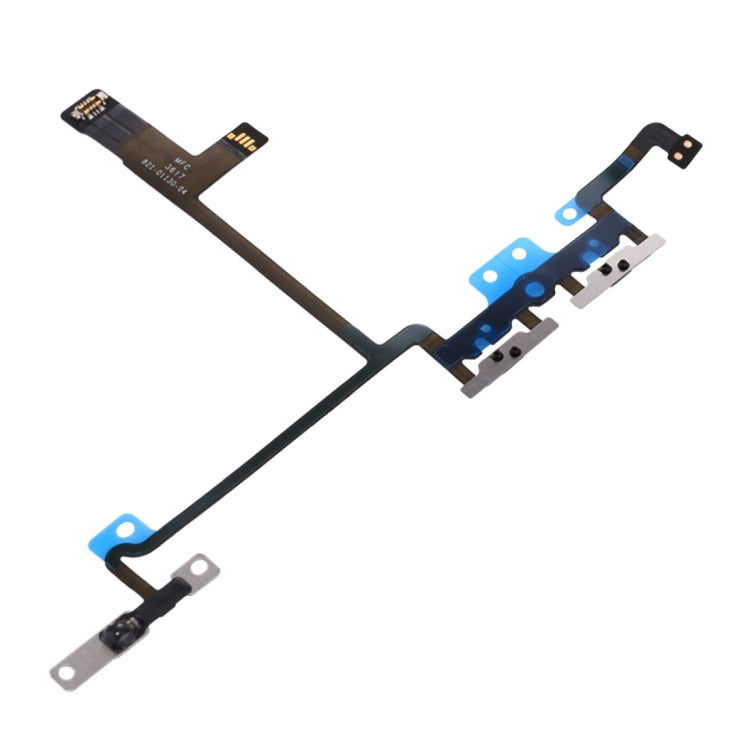 iPhone X volume button flex cable; ribbon leads with button contact bar