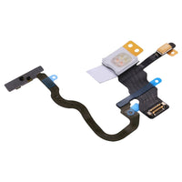 iPhone X power button flex replacement, includes flex, contact pads, and small ribbon