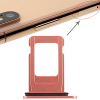 iPhone XR SIM tray replacement, rose gold-colored insert