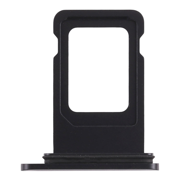 Black SIM card tray insert replacement for iPhone XR, front view of tray