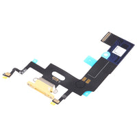 iPhone XR charging port flex replacement, black flex with front charging port module