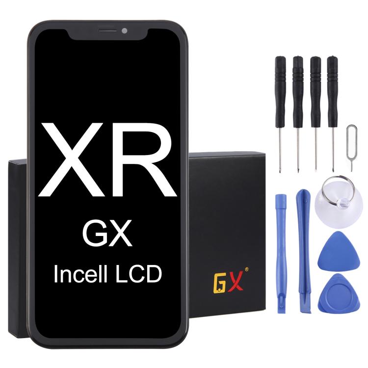 iPhone XR screen replacement with GX InCell LCD, front glass and frame