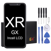 iPhone XR screen replacement with GX InCell LCD, front glass and frame