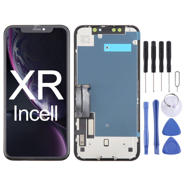 iPhone XR HD Incell screen replacement with repair tools and suction cup