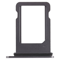 Black SIM card tray insert frame, front view
